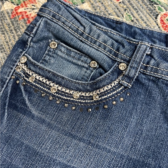 Earl Jean sequin denim skinny jeans - Picture 6 of 11
